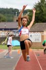 Womens under-20s long jump, EAP International Combined Events, Hexham Northumberland. Photo: David T. Hewitson/Sports for All Pics